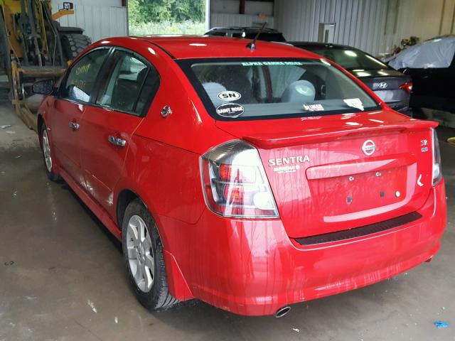 3N1AB61E19L674687 - 2009 NISSAN SENTRA 2.0 RED photo 3