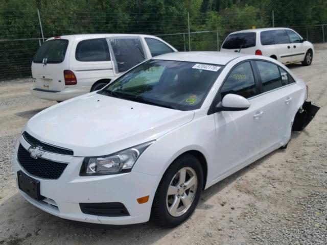 1G1PF5S98B7173659 - 2011 CHEVROLET CRUZE LT WHITE photo 2