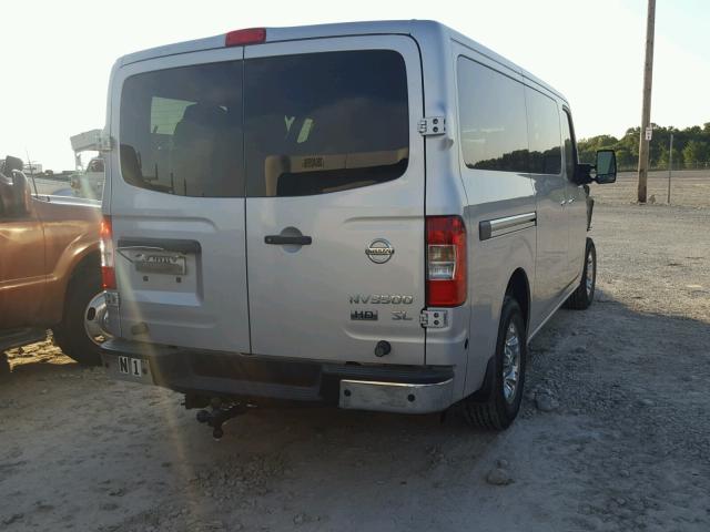 5BZAF0AA0FN851446 - 2015 NISSAN NV 3500 SILVER photo 4