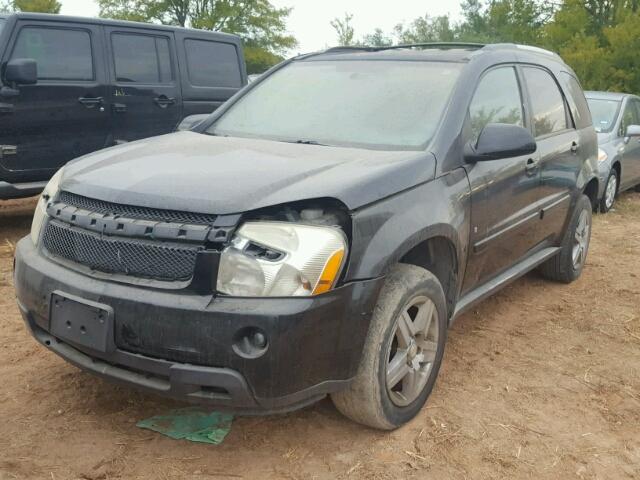 2CNDL63F176247133 - 2007 CHEVROLET EQUINOX BLACK photo 2