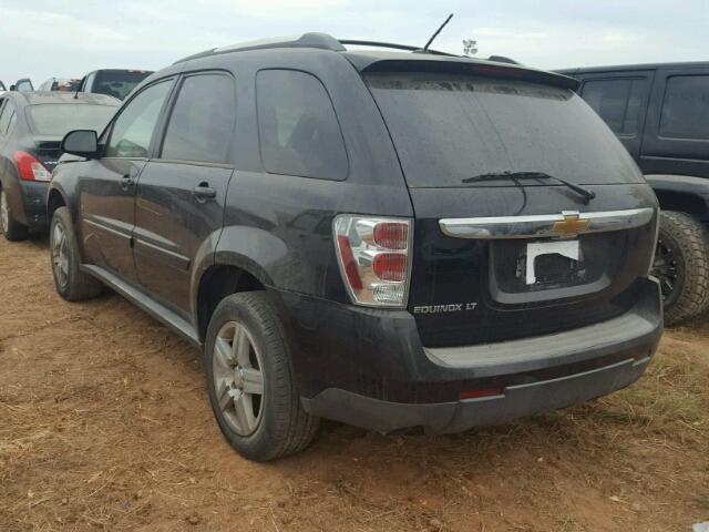 2CNDL63F176247133 - 2007 CHEVROLET EQUINOX BLACK photo 3