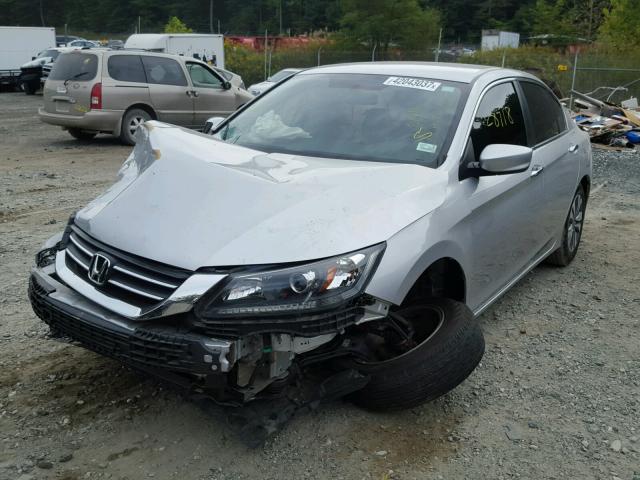 1HGCR2F3XEA118141 - 2014 HONDA ACCORD LX SILVER photo 2