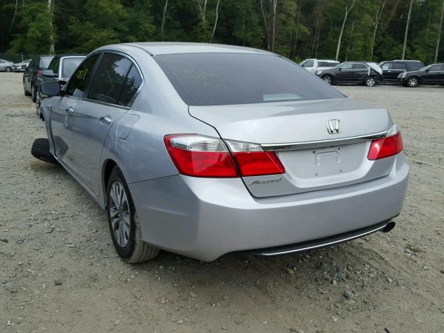 1HGCR2F3XEA118141 - 2014 HONDA ACCORD LX SILVER photo 3