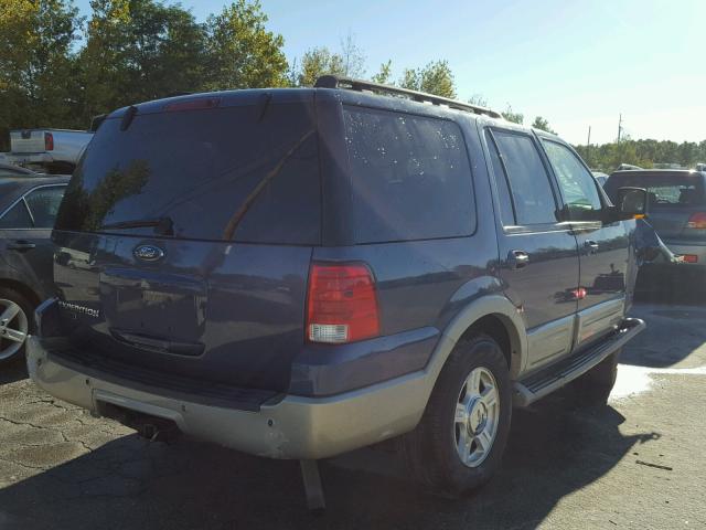 1FMFU18506LA72873 - 2006 FORD EXPEDITION BLUE photo 4