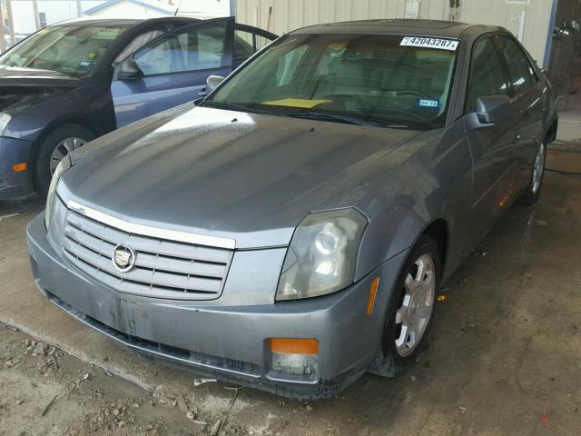 1G6DM577840153126 - 2004 CADILLAC CTS GRAY photo 2