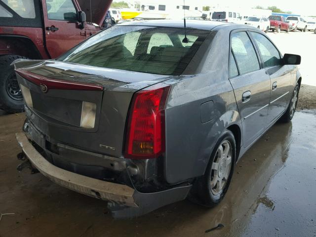 1G6DM577840153126 - 2004 CADILLAC CTS GRAY photo 4