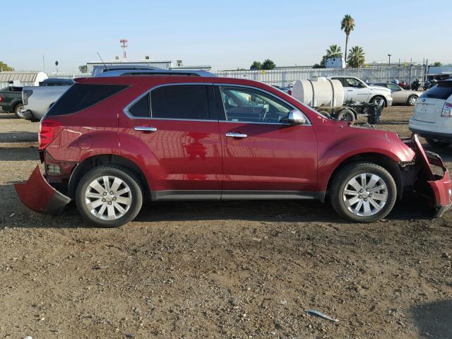 2CNALFEC6B6374569 - 2011 CHEVROLET EQUINOX LT BURGUNDY photo 9