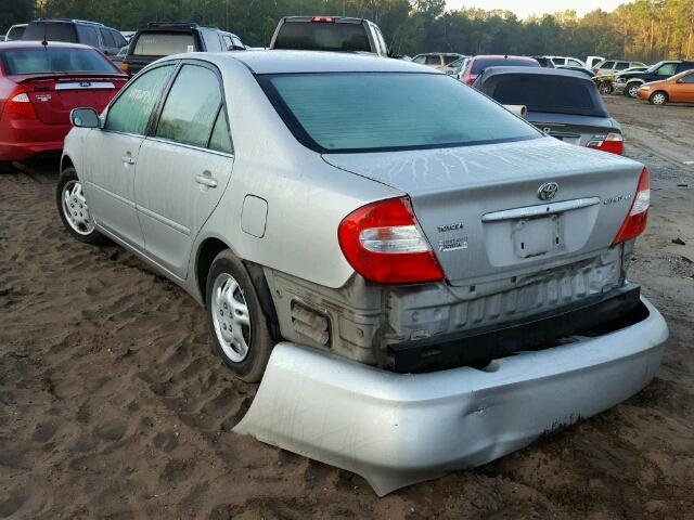 4T1BE32K53U212816 - 2003 TOYOTA CAMRY LE ვერცხლისფერი ფოტო 3