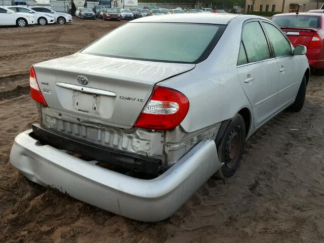 4T1BE32K53U212816 - 2003 TOYOTA CAMRY LE SILVER photo 4