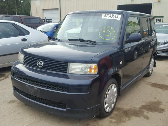 JTLKT334364078293 - 2006 TOYOTA SCION XB Blau Foto 2