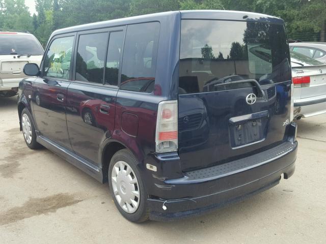 JTLKT334364078293 - 2006 TOYOTA SCION XB Blau Foto 3