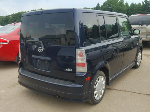JTLKT334364078293 - 2006 TOYOTA SCION XB Blau Foto 4