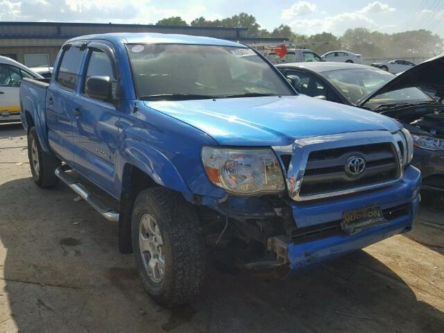 3TMJU62N49M086377 - 2009 TOYOTA TACOMA DOU BLUE photo 1