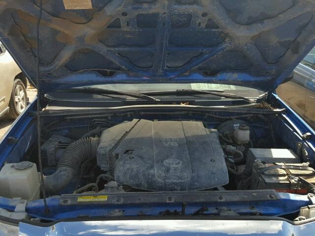 3TMJU62N49M086377 - 2009 TOYOTA TACOMA DOU BLUE photo 7