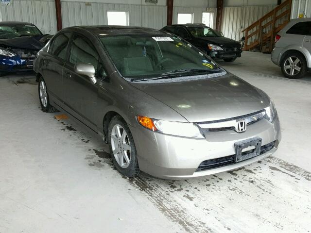 2HGFA168X8H530592 - 2008 HONDA CIVIC EX ნაცრისფერი ფოტო 1