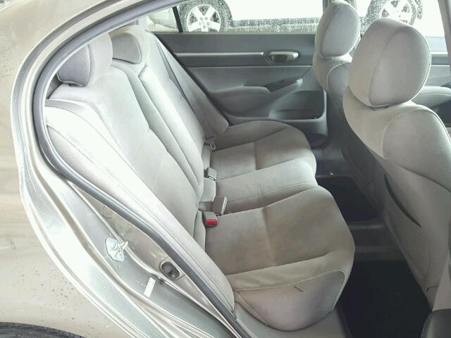 2HGFA168X8H530592 - 2008 HONDA CIVIC EX ნაცრისფერი ფოტო 6