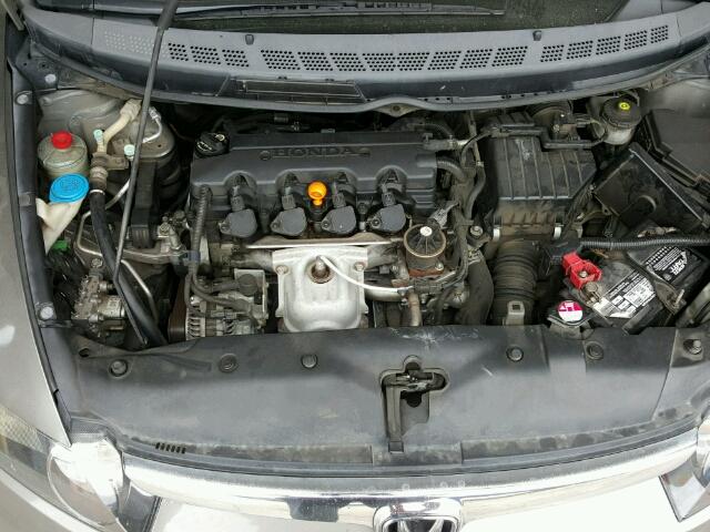 2HGFA168X8H530592 - 2008 HONDA CIVIC EX ნაცრისფერი ფოტო 7