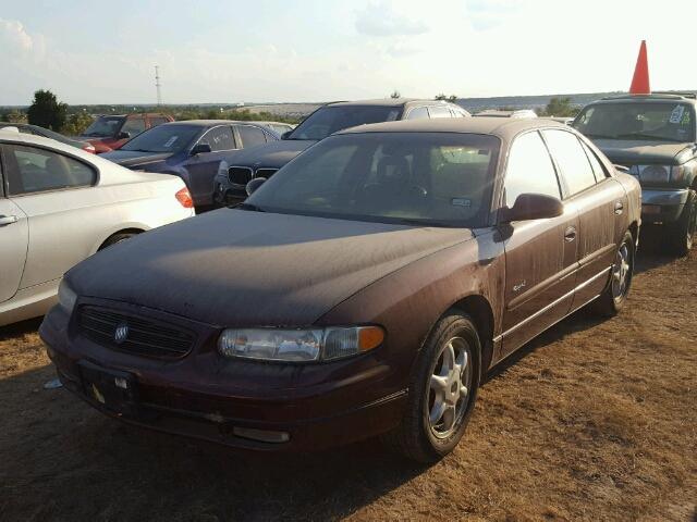 2G4WB55K111282484 - 2001 BUICK REGAL MAROON photo 2