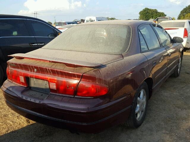2G4WB55K111282484 - 2001 BUICK REGAL MAROON photo 4