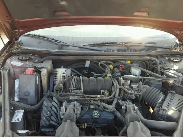 2G4WB55K111282484 - 2001 BUICK REGAL MAROON photo 7