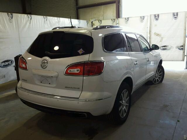 5GAKRBKD8GJ317590 - 2016 BUICK ENCLAVE WHITE photo 4