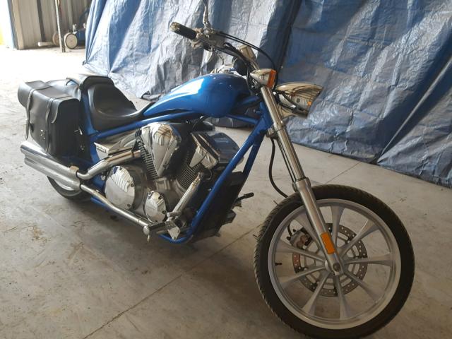 JH2SC6108CK200237 - 2012 HONDA VT1300 CX BLUE photo 1