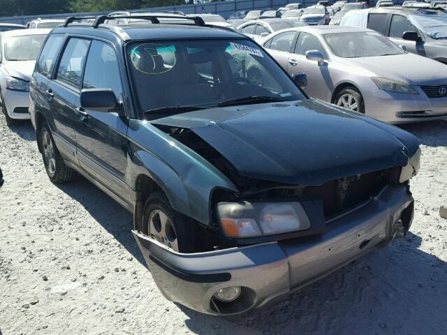 JF1SG65674H721773 - 2004 SUBARU FORESTER 2 GREEN photo 1