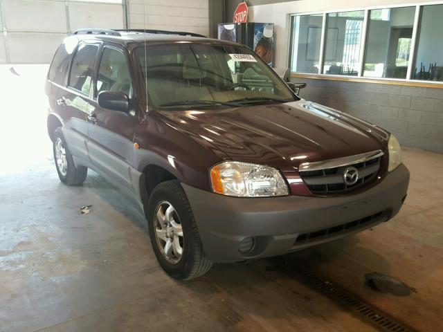 4F2YU07B82KM34267 - 2002 MAZDA TRIBUTE DX BURGUNDY photo 1