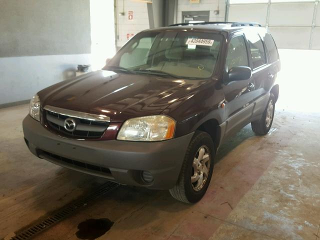4F2YU07B82KM34267 - 2002 MAZDA TRIBUTE DX 勃艮第红 照片 2