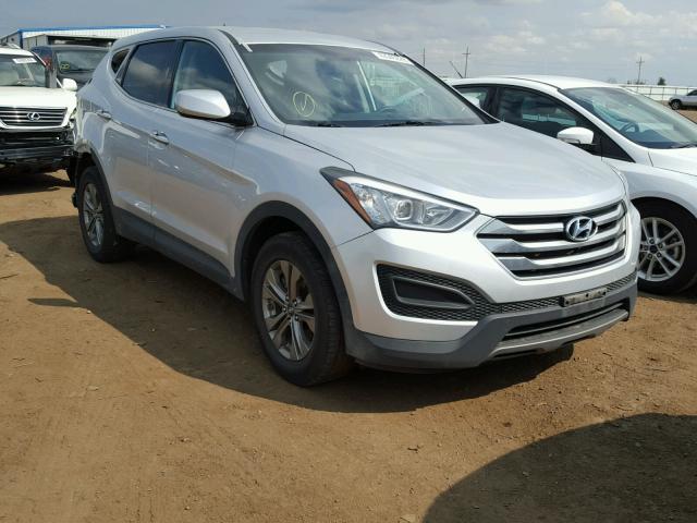 5XYZTDLB4FG301506 - 2015 HYUNDAI SANTA FE S SILVER photo 1