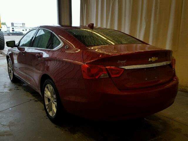 2G1115SL5F9268619 - 2015 CHEVROLET IMPALA LT RED photo 3