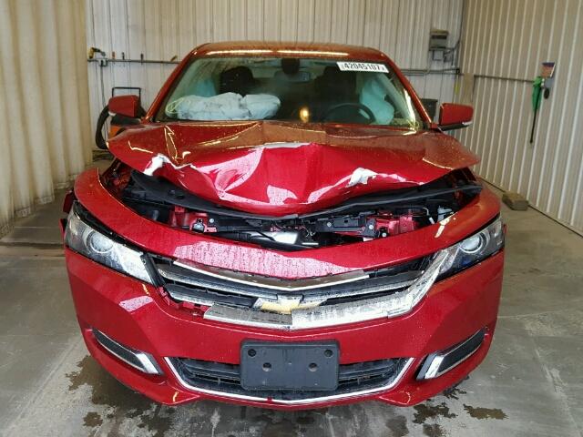 2G1115SL5F9268619 - 2015 CHEVROLET IMPALA LT RED photo 9