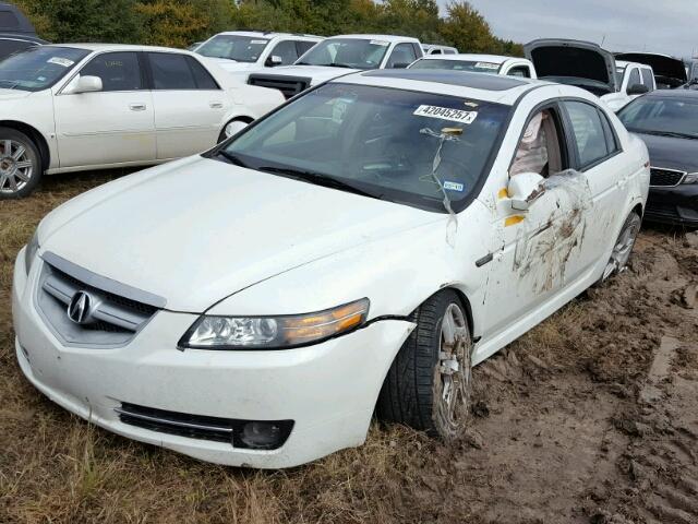 19UUA662X7A002645 - 2007 ACURA TL WHITE photo 2