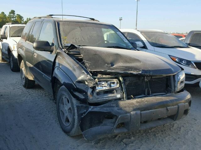 1GNDS13S742187110 - 2004 CHEVROLET TRAILBLAZE GREEN photo 1