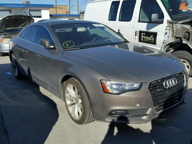 WAUCFAFR3EA027554 - 2014 AUDI A5 GRAY photo 1