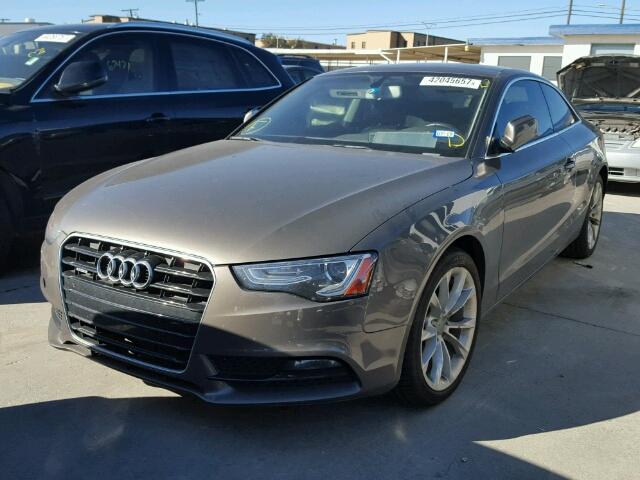 WAUCFAFR3EA027554 - 2014 AUDI A5 GRAY photo 2