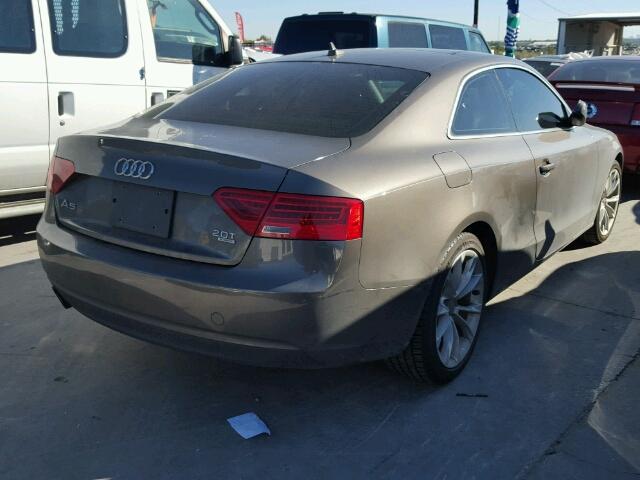 WAUCFAFR3EA027554 - 2014 AUDI A5 GRAY photo 4