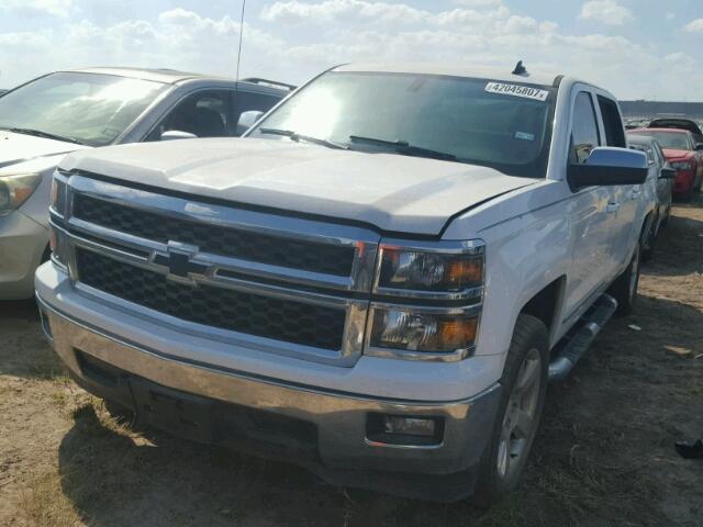 3GCPCREC3EG132749 - 2014 CHEVROLET SILVERADO WHITE photo 2