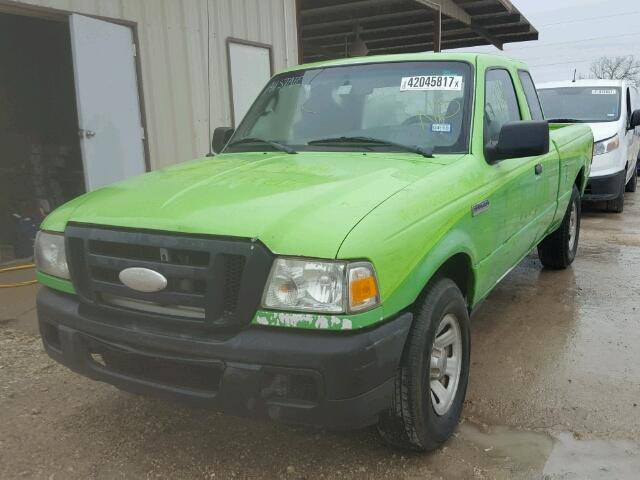 1FTYR14D47PA98253 - 2007 FORD RANGER SUP GREEN photo 2