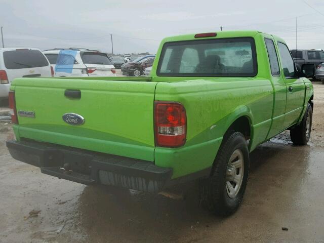 1FTYR14D47PA98253 - 2007 FORD RANGER SUP GREEN photo 4