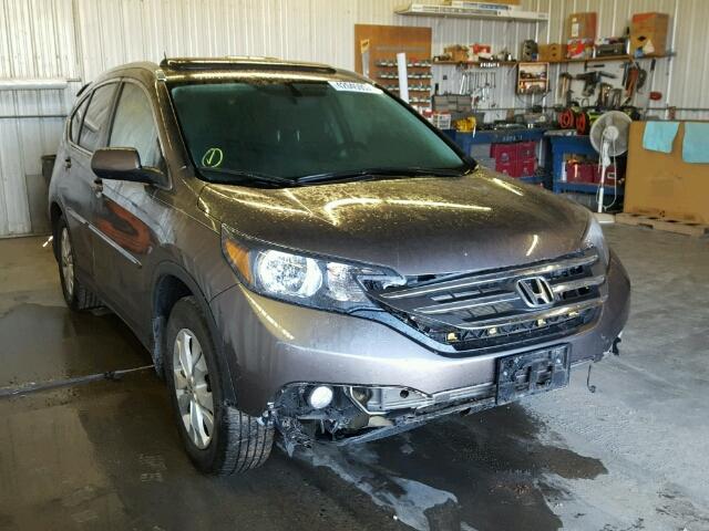 5J6RM4H75CL020259 - 2012 HONDA CR-V EXL 棕色 照片 1
