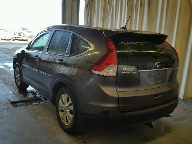5J6RM4H75CL020259 - 2012 HONDA CR-V EXL 棕色 照片 3
