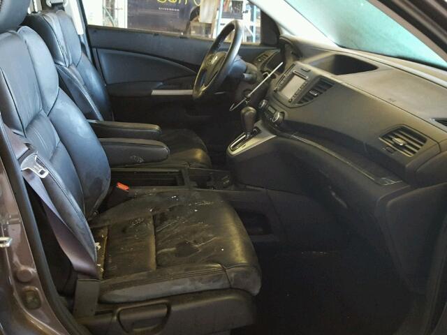 5J6RM4H75CL020259 - 2012 HONDA CR-V EXL 棕色 照片 5