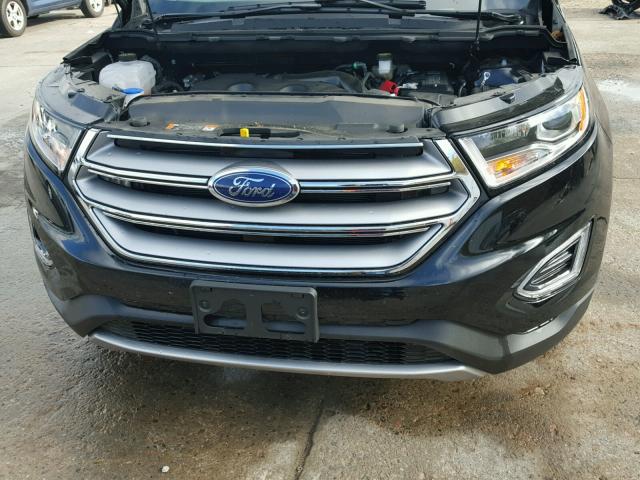 2FMPK4J99GBC31173 - 2016 FORD EDGE SEL BLACK photo 7