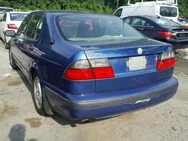 YS3ED45EXX3006556 - 1999 SAAB 9-5 BLUE photo 3