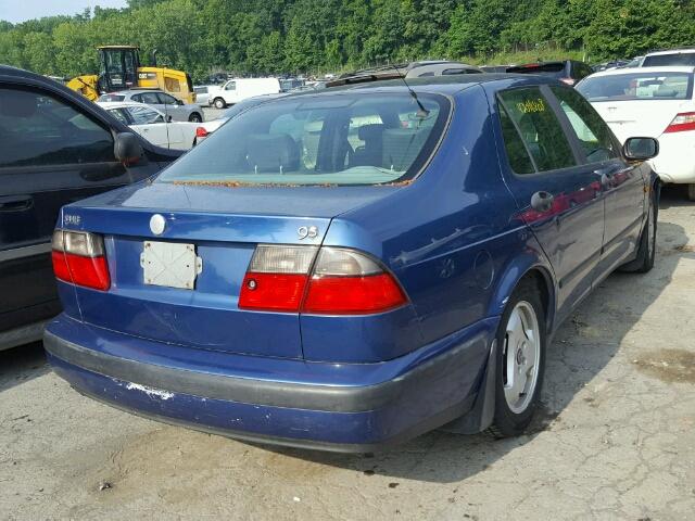 YS3ED45EXX3006556 - 1999 SAAB 9-5 BLUE photo 4