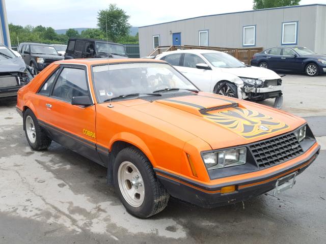 9F03F321295 - 1979 FORD MUST COBRA ORANGE photo 1