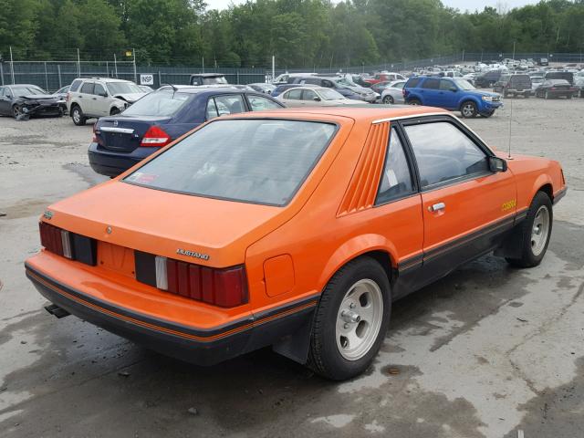 9F03F321295 - 1979 FORD MUST COBRA ORANGE photo 4