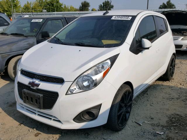 KL8CD6S91DC599374 - 2013 CHEVROLET SPARK 1LT WHITE photo 2