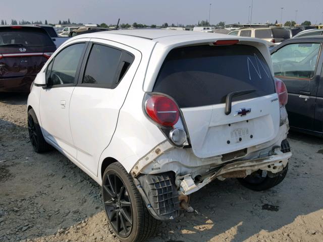 KL8CD6S91DC599374 - 2013 CHEVROLET SPARK 1LT WHITE photo 3